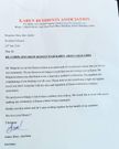 Ringtone's fake letter
