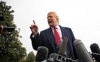 Trump has say away from reporters' event