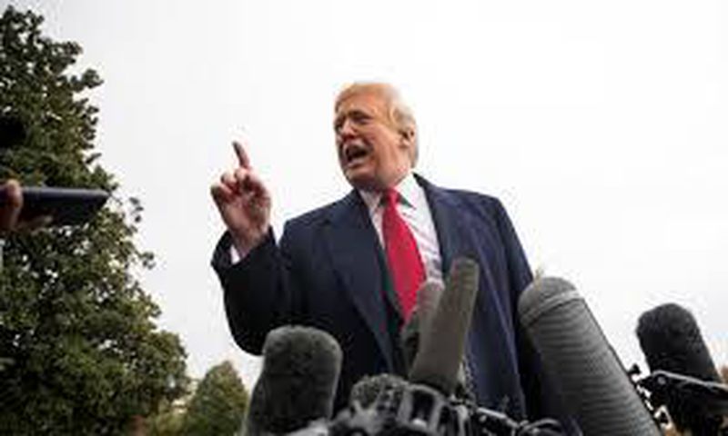 Trump has say away from reporters' event
