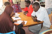 Registrar of Persons officials record details of a citizen