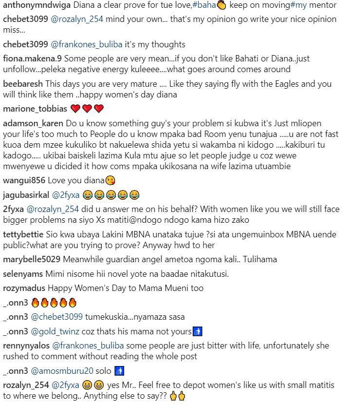 Bahati angers fans with message to Diana Marua on Women’s Day
