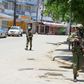 File image of police officers during a past patrol in Mombasa County