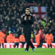 Liverpool manager Jurgen Klopp applauds the fans following the English Football League Cup semi-final second-leg football match between Liverpool and Southampton at Anfield on January 25, 2017, after Southampton won 1-0