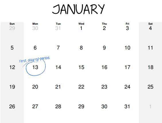 Calendar(The Period Blog)
