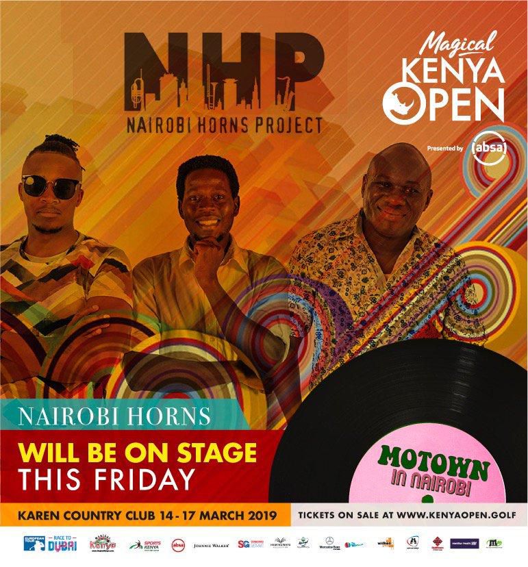 Some of the acts for the Magical Kenyan open golf tournament