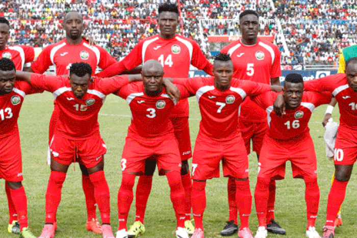 Harambee stars Squad during a past match