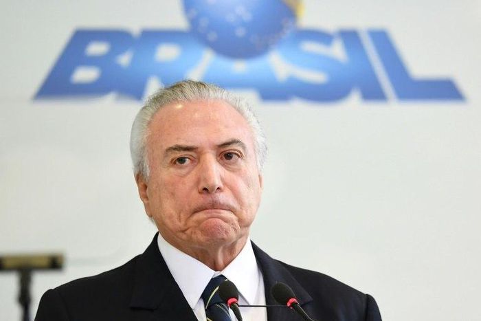 Current Brazilian president Michel Temer took over last year after the impeachment of predecessor Dilma Rousseff