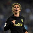 Atletico Madrid's Antoine Griezmann celebrates scoring during a Spanish league match against RCD Espanyol in April