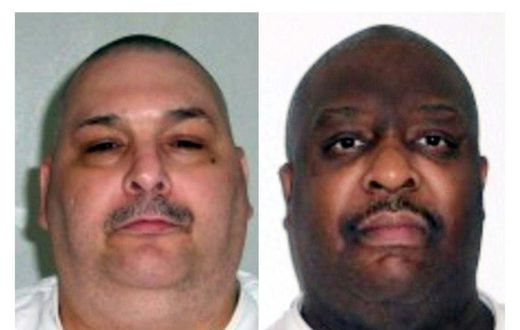 Jack Jones, left, and Marcel Williams, both sentenced to death in the 1990s, were executed by lethal injection in Arkansas