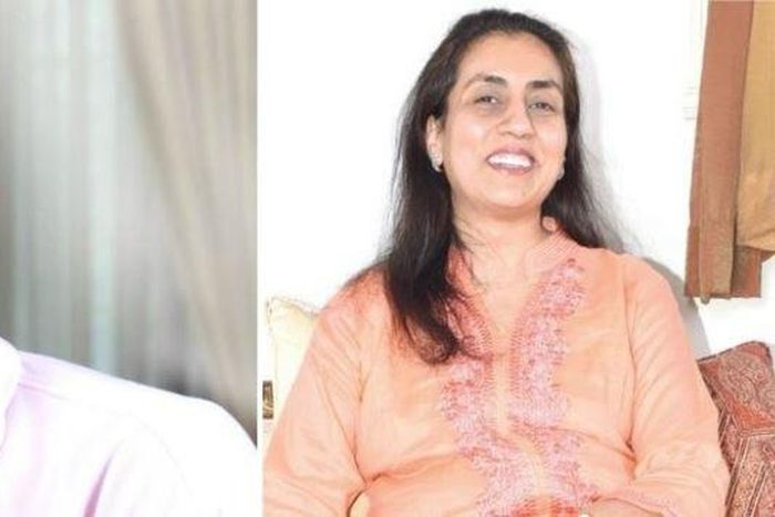 Vimal and wife Manda