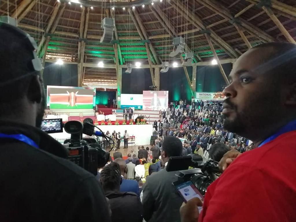 Photos from the purported Men Conference