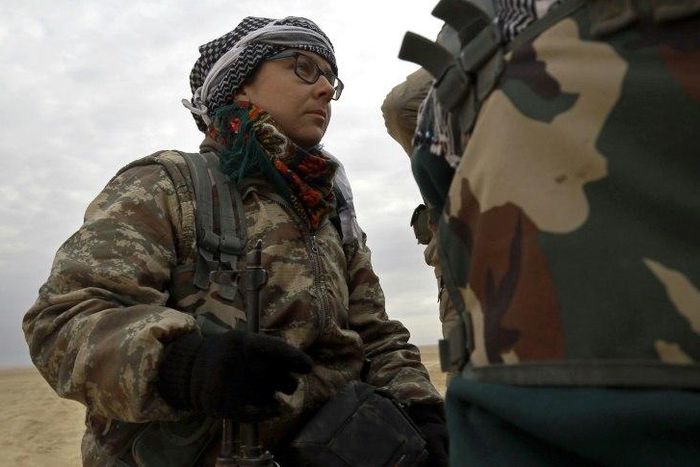 Kimmy Taylor, a 27-year-old British citizen, travelled to northern Syria in 2016 to write about women's rights but then joined the Kurdish People's Protection Units (YPG)