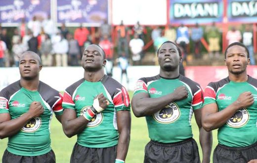 Simbas Players in a past leg