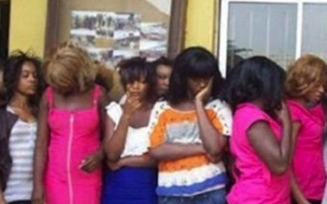 Women rescued from human trafficking