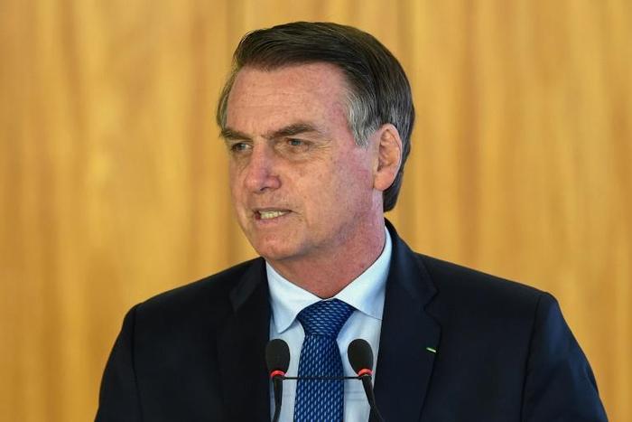 Brazilian President Jair Bolsonaro, pictured in Brasilia in January 2019, was reported to be "surprised" by the trip