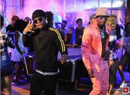 Diamond and Harmonize in the ‘Kwangwaru’ hit song (Courtesy)