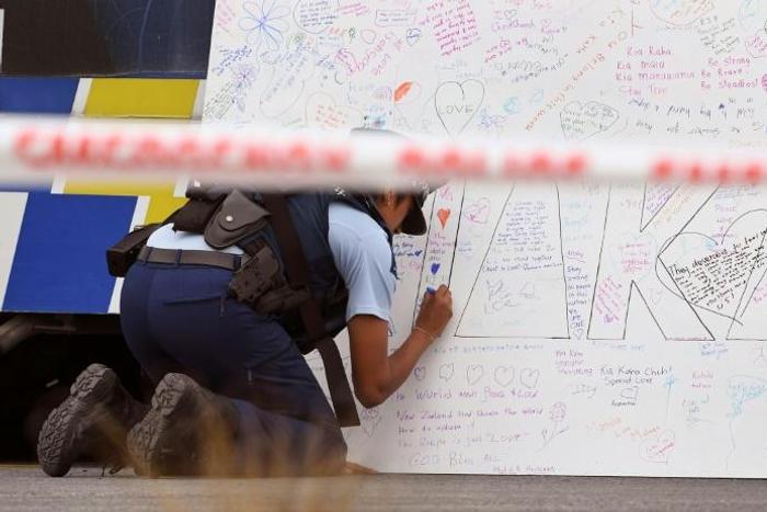The words "hello brother" have been used across New Zealand in placards and memorial messages