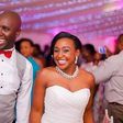 Dennis Okari and Betty Kayllo during their wedding last year