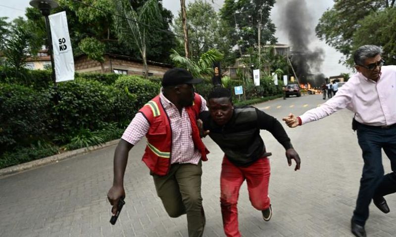 Twenty-one people were killed when jihadists stormed a hotel and office complex in Nairobi on January 15