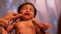 Crying baby(Ebony Magazine)