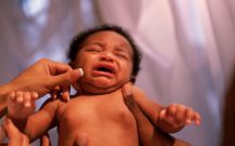 Crying baby(Ebony Magazine)