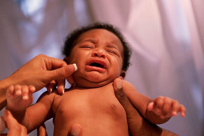 Crying baby(Ebony Magazine)