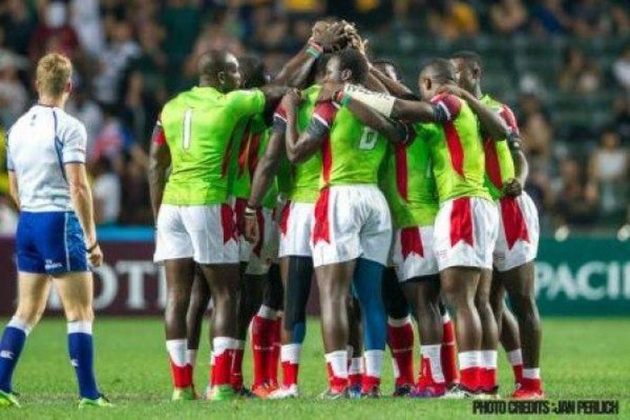 Shujaa's at the Hong Kong sevens