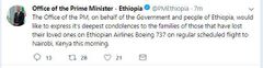 Several feared dead as Ethiopia Airlines plane heading to Nairobi from Addis Ababa crashes
