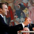 Emmanuel Macron, seen here casting his ballot in Sunday's election, is a centrist who ran a pro-business and pro-EU campaign