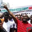 Nigerian students staged a protest in Abuja on February 23, 2017, over a spike in attacks targeting foreign nationals in South Africa