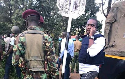 Politician Steve Mbogo causes a stir posing with guns at Dusit Hotel where Al Shabaab carried out an attack