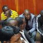 Suspects who conned Sameer Africa Chairman Naushad Merali through impersonating President Uhuru Kenyatta's during a court hearing (Twitter)