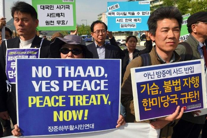 US deployment of the THAAD anti-missile system in South Korea has angered China and sparked protests in Seoul