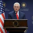 US Secretary of State Rex Tillerson speaks during a joint news conference with the Turkish Foreign Minister in Ankara, on March 30, 2017