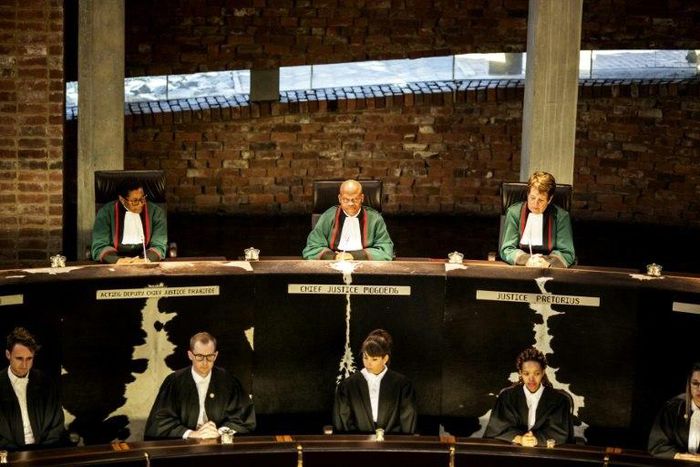 The burglary took place just hours after the Constitutional Court, headed by chief Justice Mogoeng Mogoeng, delivered a scathing ruling against the ANC government over welfare payments