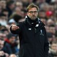 Liverpool's manager Jurgen Klopp gestures on the touchline during the English Premier League football match between Liverpool and Arsenal at Anfield in Liverpool, north west England on March 4, 2017