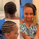Cornrow styles for kids (Instagram giftedhands365)