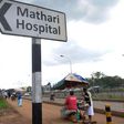 Sign post to the Mathari National Hospital (Twitter)