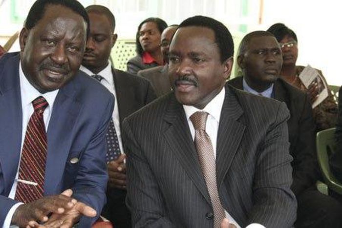 ODM leader Raila Odinga and Kalonzo Musyoka