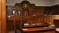 A Kenyan court room