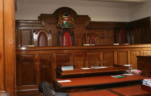 A Kenyan court room