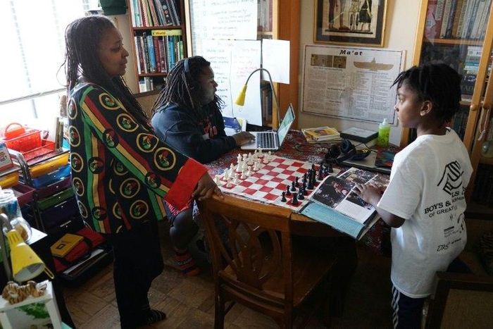 Monica Utsey, and her children belong to a growing group of African-American homeschoolers, families dissatisfied with traditional education