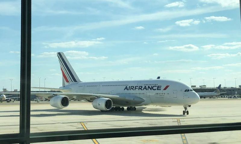 An Air France Airbus A380 en route to Paris from the Ivory Coast capital Abidjan was forced to return after it blew an engine.