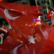 Supporters of Turkish President Recep Tayyip Erdogan rally in Istanbul after a failed coup in July 2016