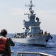 Soldiers onboard the Israeli corvette INS Hanit take part in a training exercise in the Mediterranean Sea on April 4, 2017. Israel's navy has historically been one of the smaller and less well-known parts of its military
