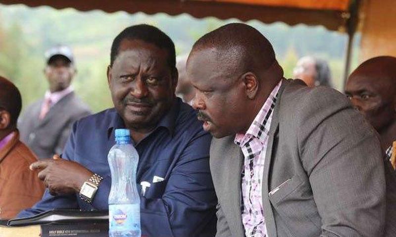 ODM leader Raila Odinga and Bomet Governor Isaac Ruto