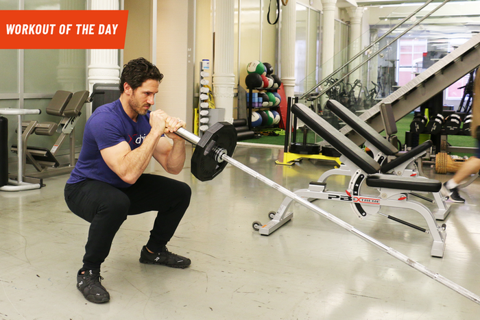 Try Landmine Squats for Super-Powered Legs