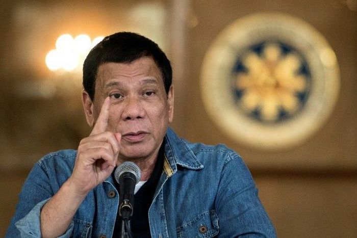 Philippine President Rodrigo Duterte says nearly 40 percent of the police force engage in illegal activities