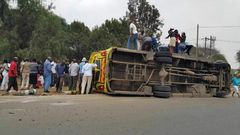 Matatu involved in accident