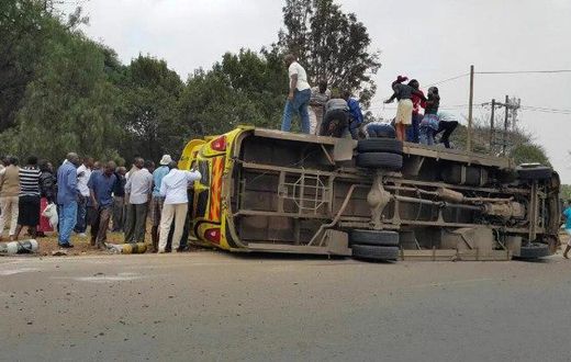 Matatu involved in accident